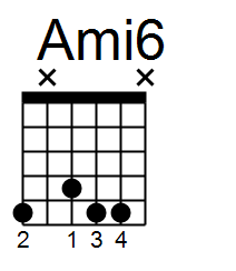 Mickey Baker's Jazz Guitar Lesson 1
Chord 5 - Ami6 Alternate Fingering