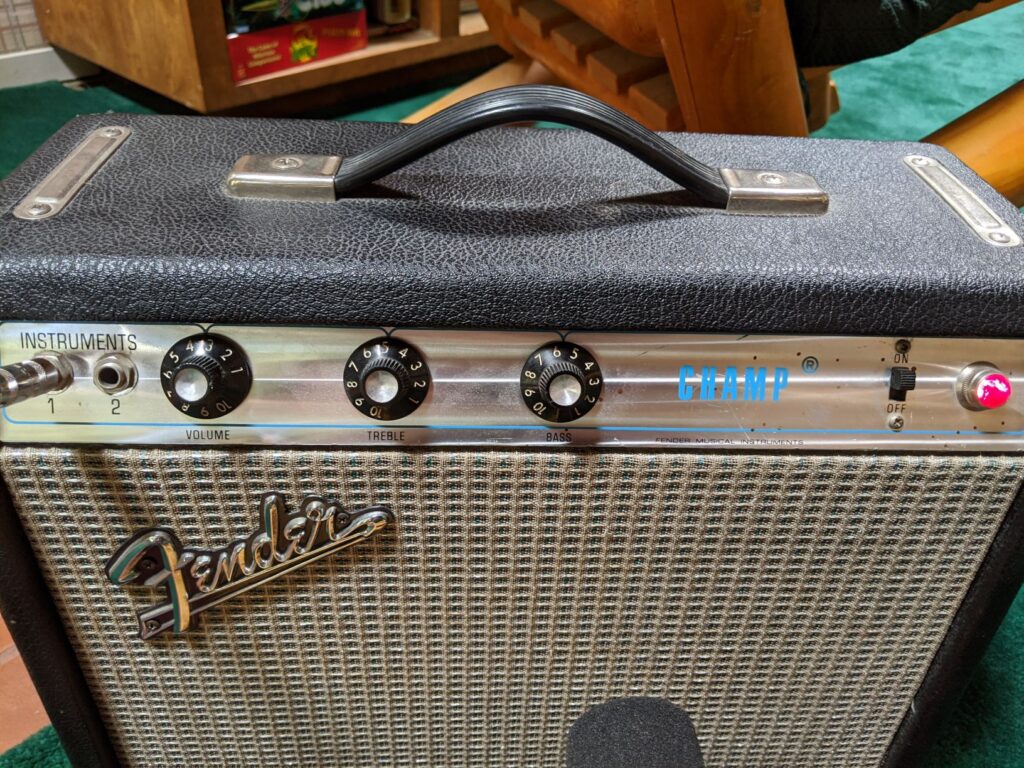 Robert Cray Strat Through Fender Champ