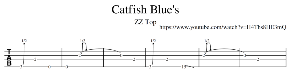 How to Play Catfish Blue's Line 1